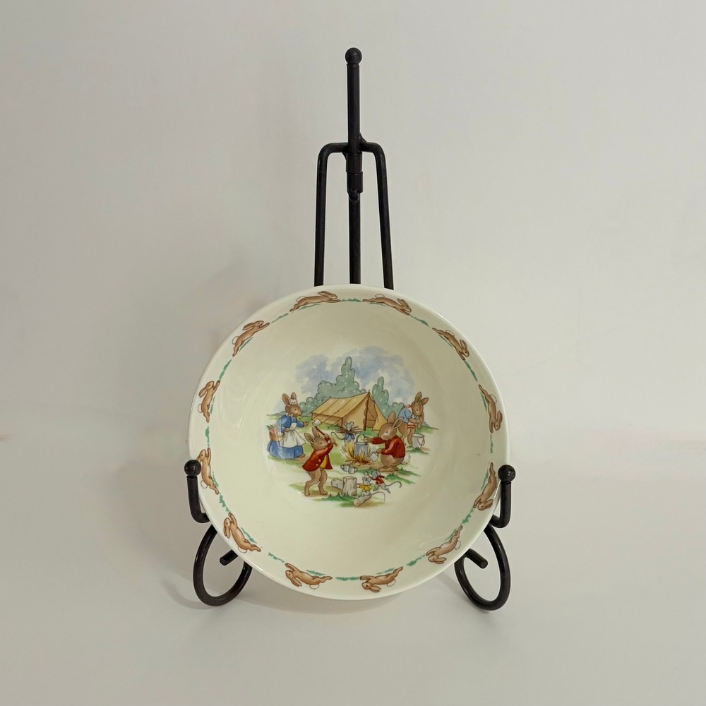 Royal Doulton BUNNYKINS Fine Bone China Bowl Cereal‎ Dessert Soup Bunny Bunnies